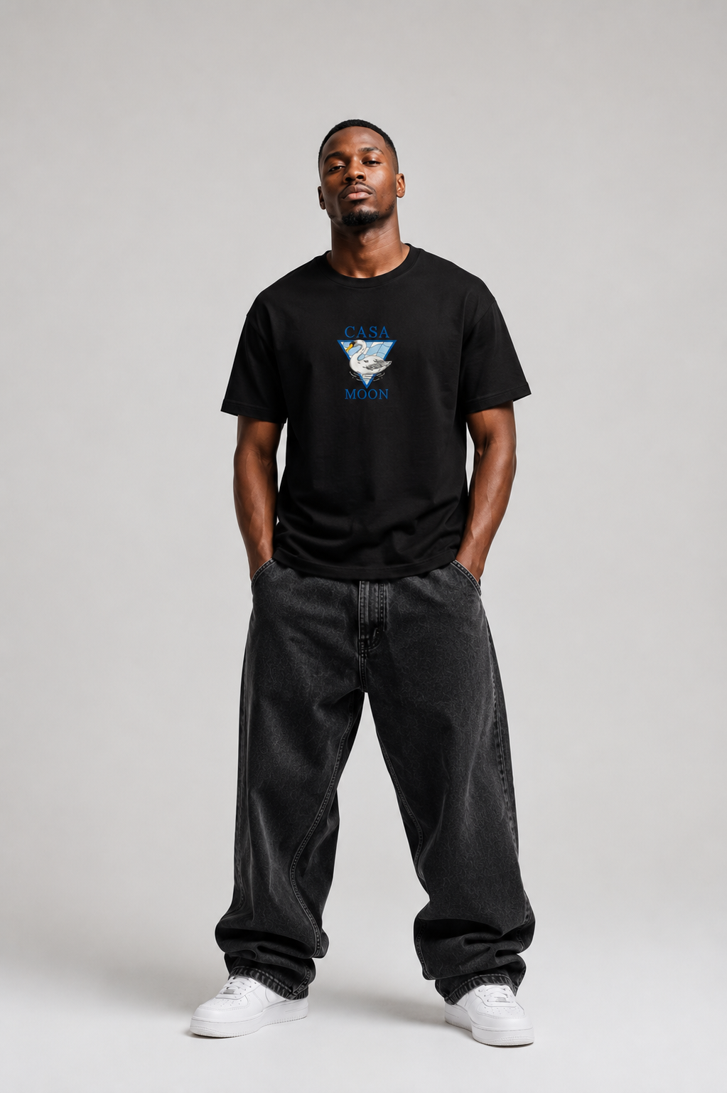 T-shirt Casa Moon Premium – Noir