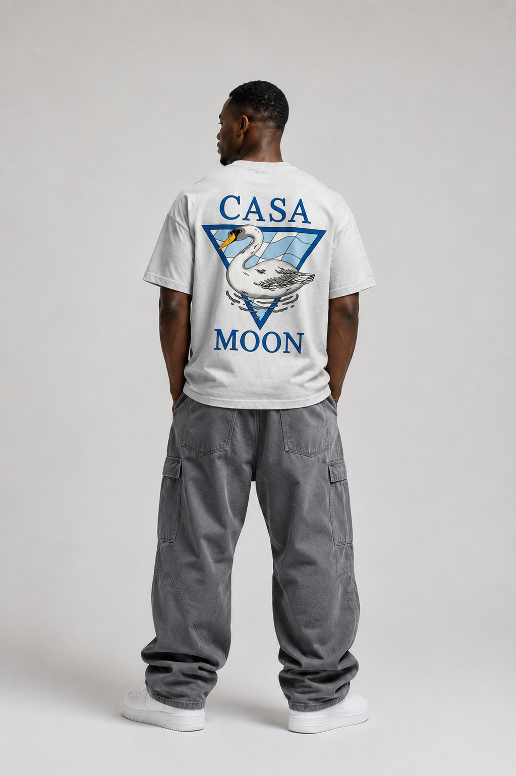 T-shirt Casa Moon Premium – Gris